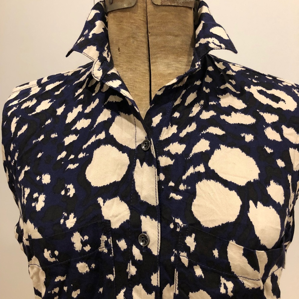 VANS | Animal print long sleeve with cut outs